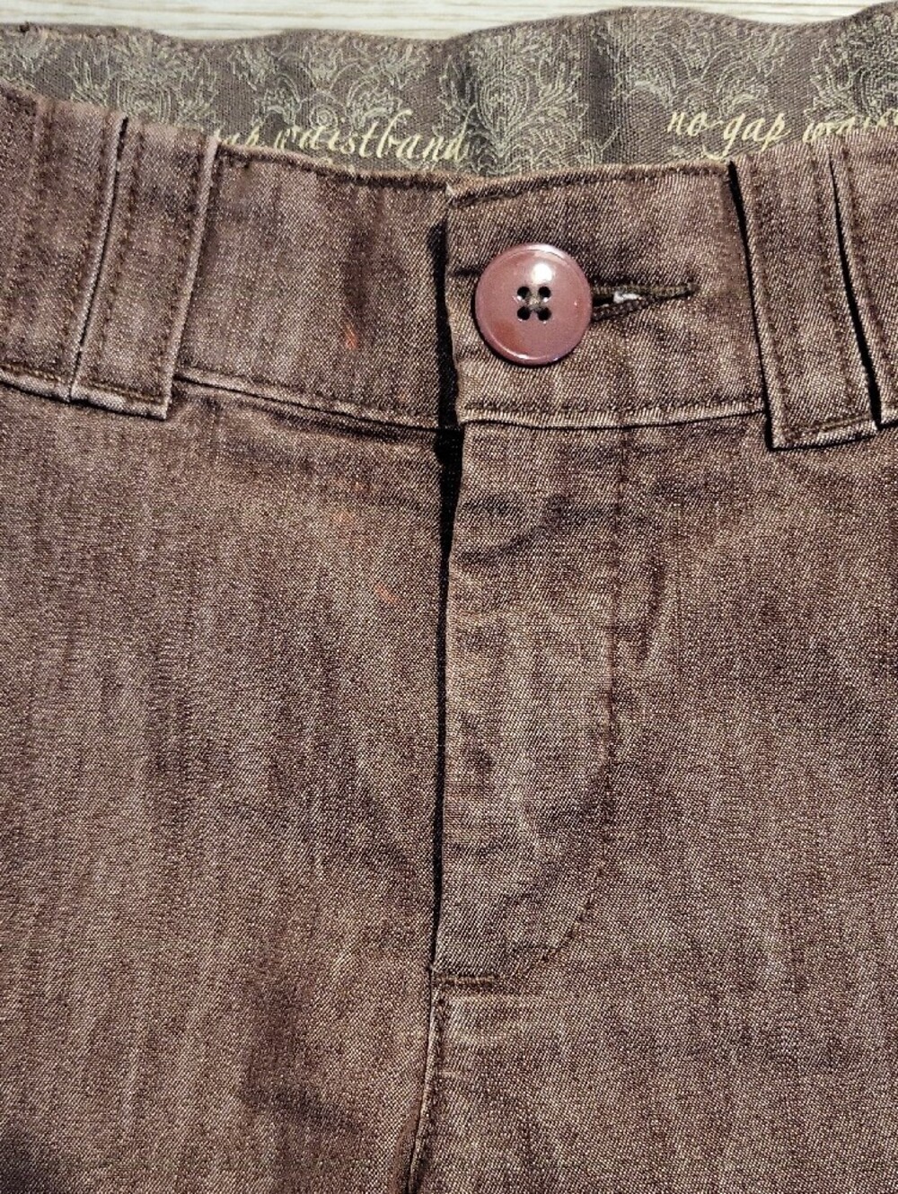 Lee Women's Brown Straight-Leg Pants - Picture 3 of 8
